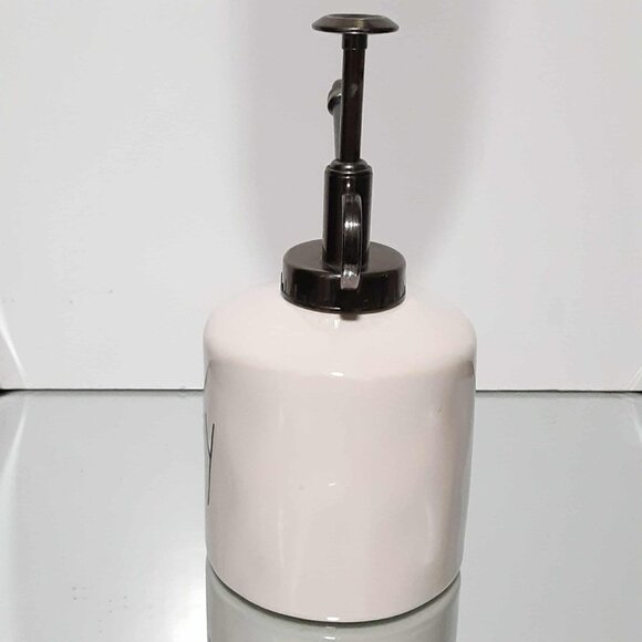 Rae Dunn ' SPRAY ' water mister bottle ceramic jar. Farmhouse decor - Picture 9 of 12